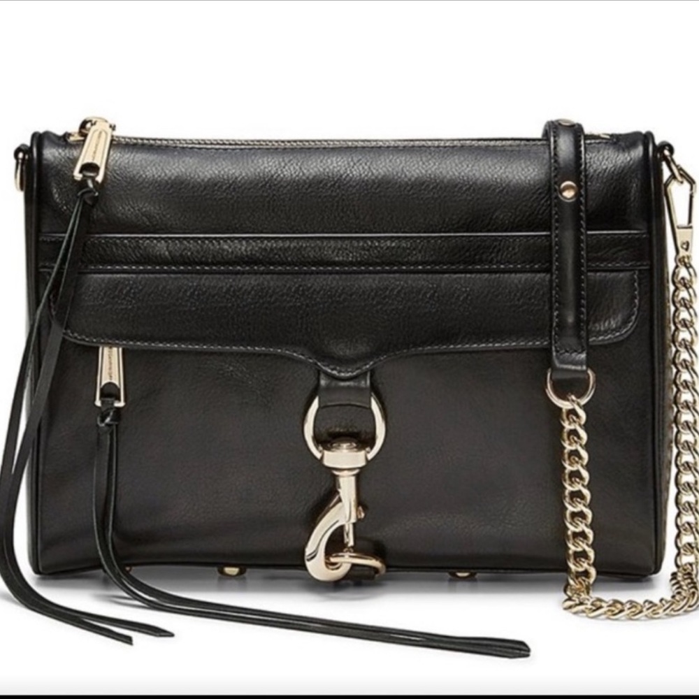 Black with gold hardware